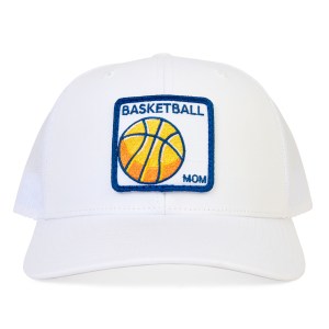 Basketball all white front view