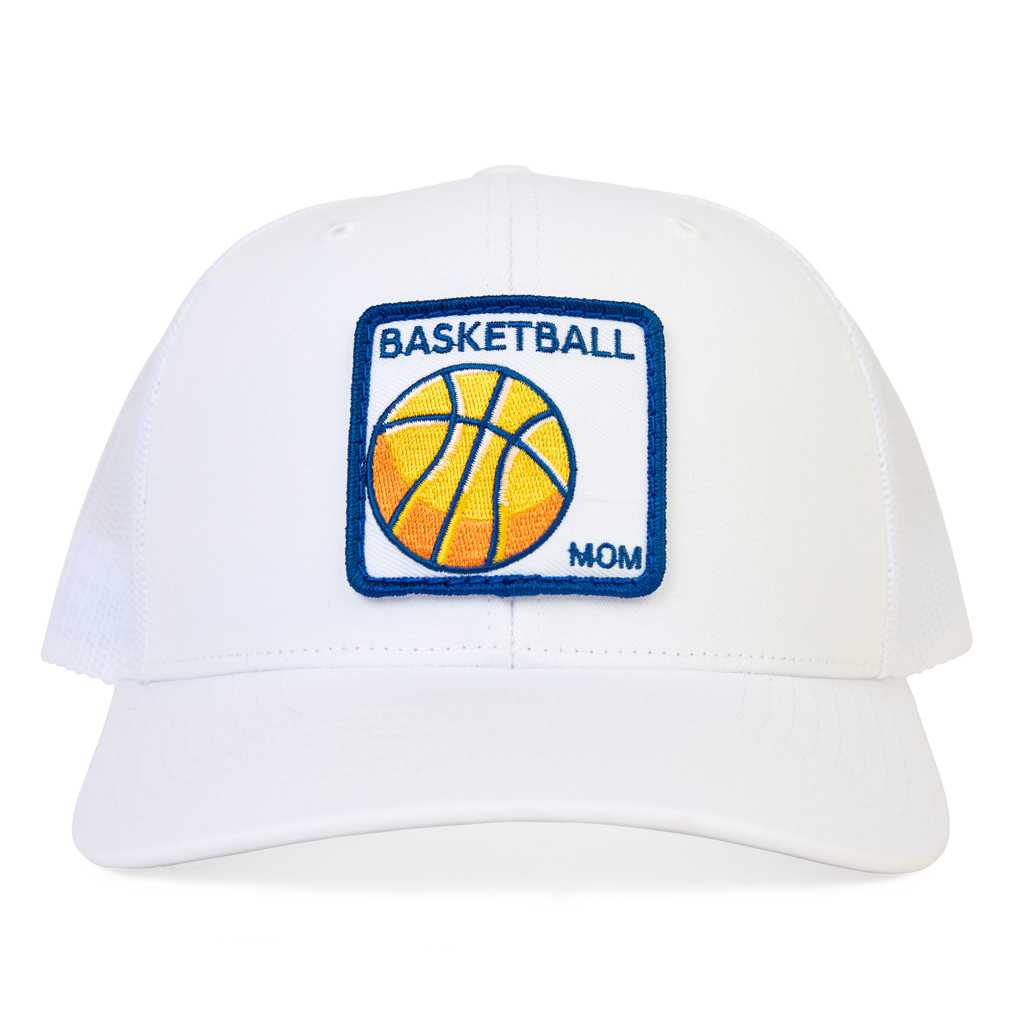 Basketball all white front view